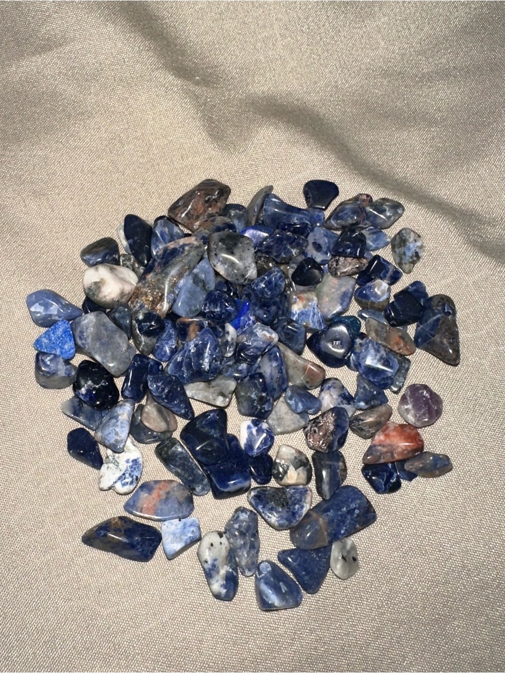 Polished Blue Sodalite Decorative Natural Stones - Home Accents